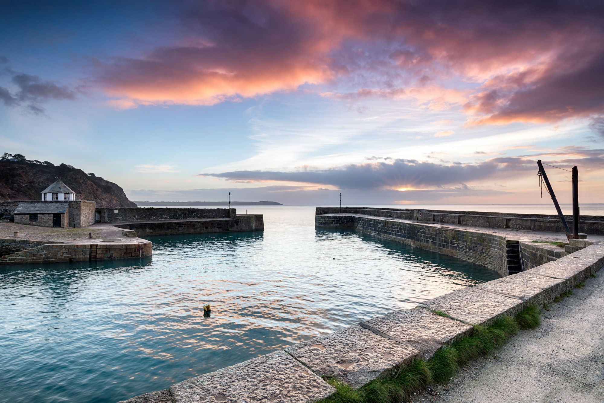 Charlestown Harbour in Cornwall