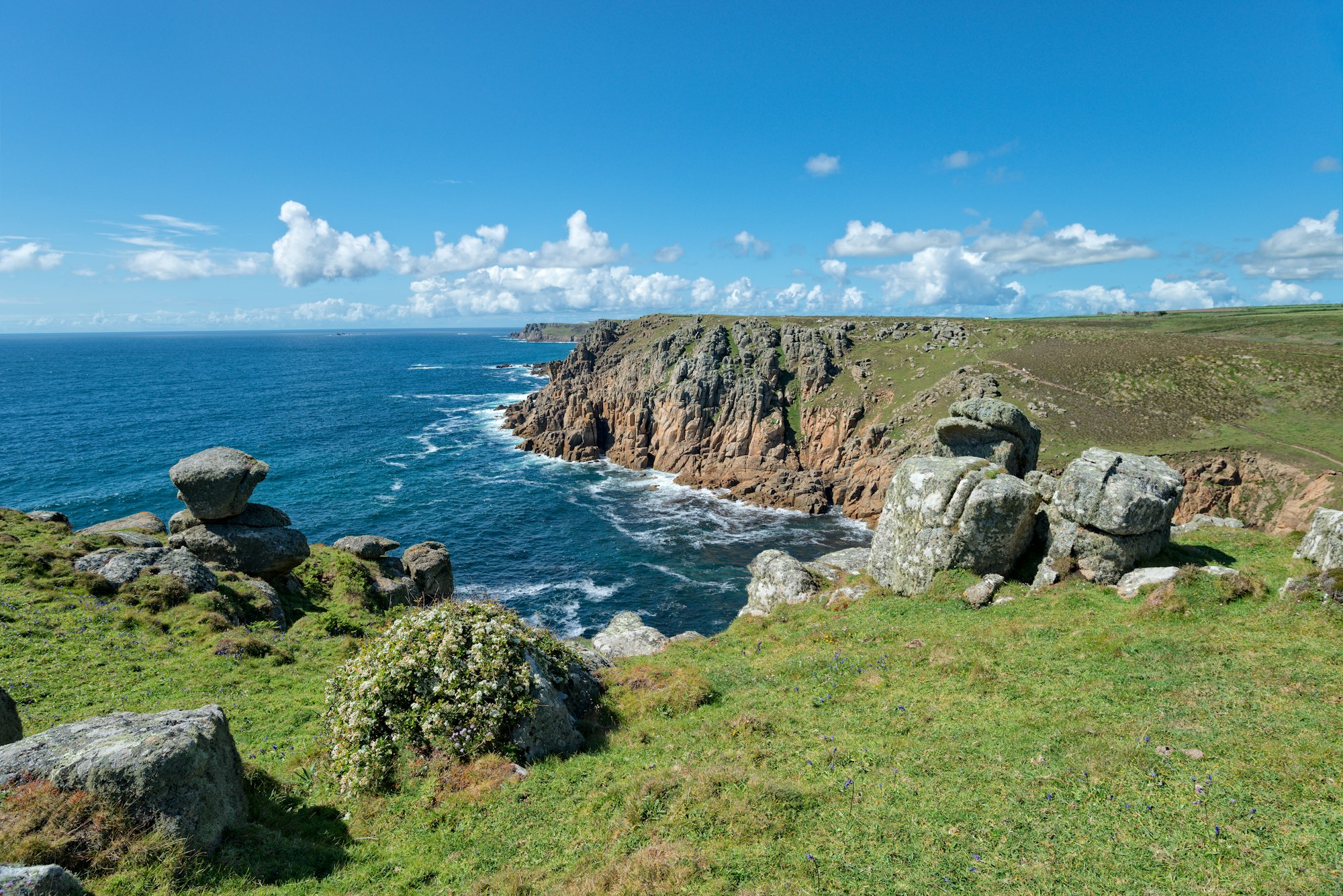 Porth Loe Cove in Cornwall